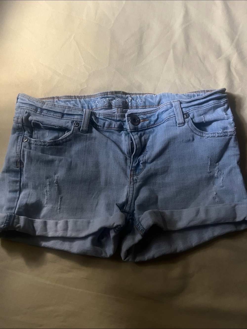 Blue notes Light Blue Women's Denim Shorts - Casual Summer Style
